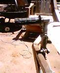 Throttle and brake arm